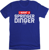 George Springer Dinger MLBPA T-shirt blue In The Clutch